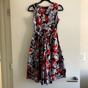 A-Line sleeveless circle dress